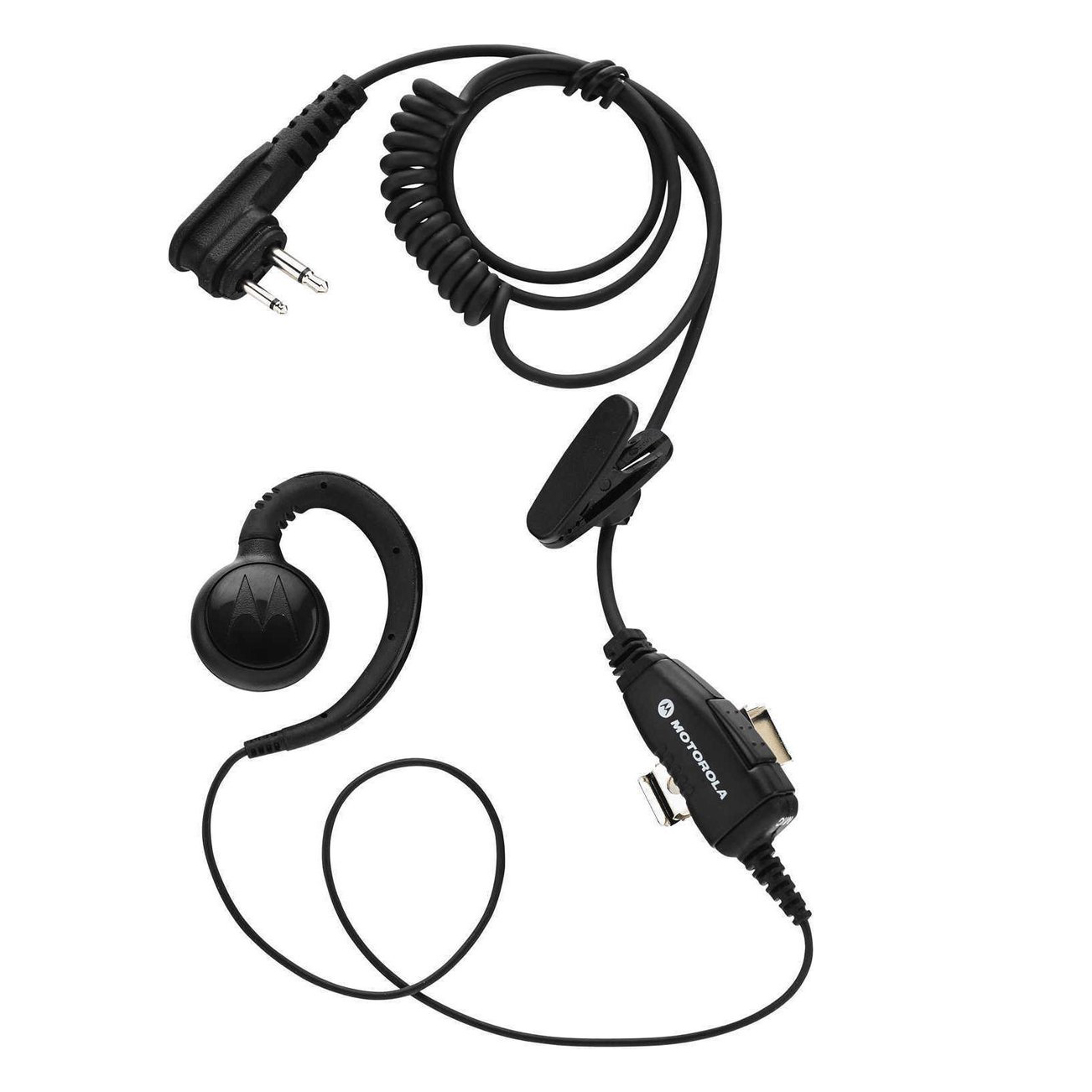 MO-HKLN4604A Swivel earpiece for the Motorola XT400 walkie-talkie series.